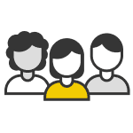 Icon of a group of people