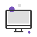 Computer screen icon